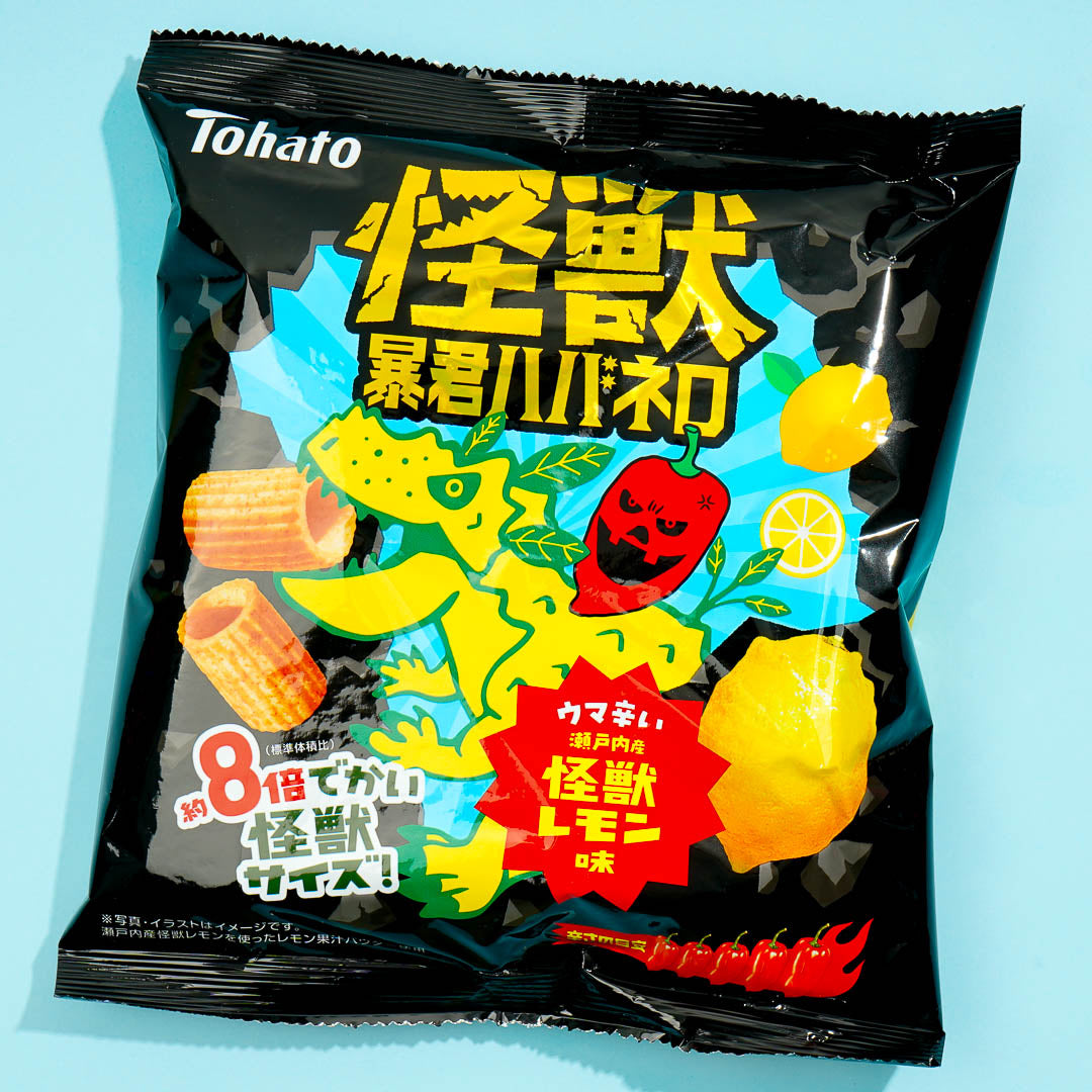 Tohato Tyrann Habanero Kartoffel-Snacks – Kaiju Zitrone