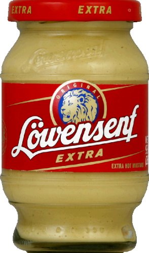 Lowensenf – Senf Deutsch Extra Heiß, 9,3 Oz – 6er Packung