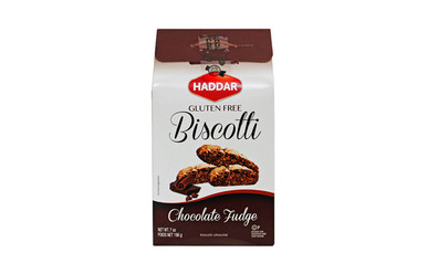 Haddar Glutenfrei Biscotti Schokolade Fudge, 7 oz