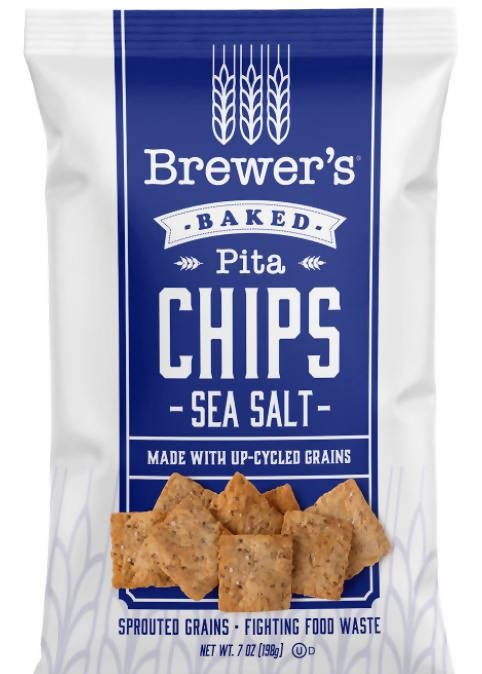 Brewer's Crackers Sea Salz Pita Chips – 12 Beutel x 7 oz