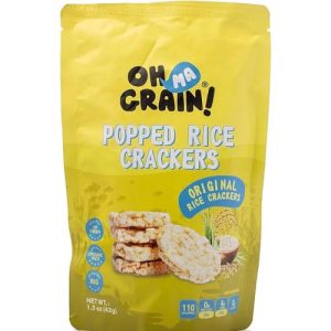 Oh Ma Grain – Popped Reisknacker – originale Reiskracker – 1,5 Unzen