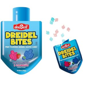 Dreidel Bites Erdbeere & Himbeere Backstein-Hanukkah Süßigkeiten, 12 Packung