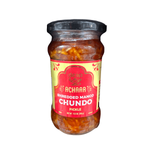 Deep Achaar geraspelt Mango Chundo Gurke