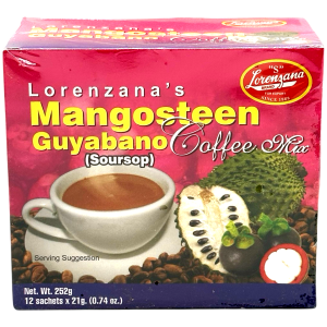 Lorenzana Mangosteen Guyabano Kaffeemischung – 12x21g