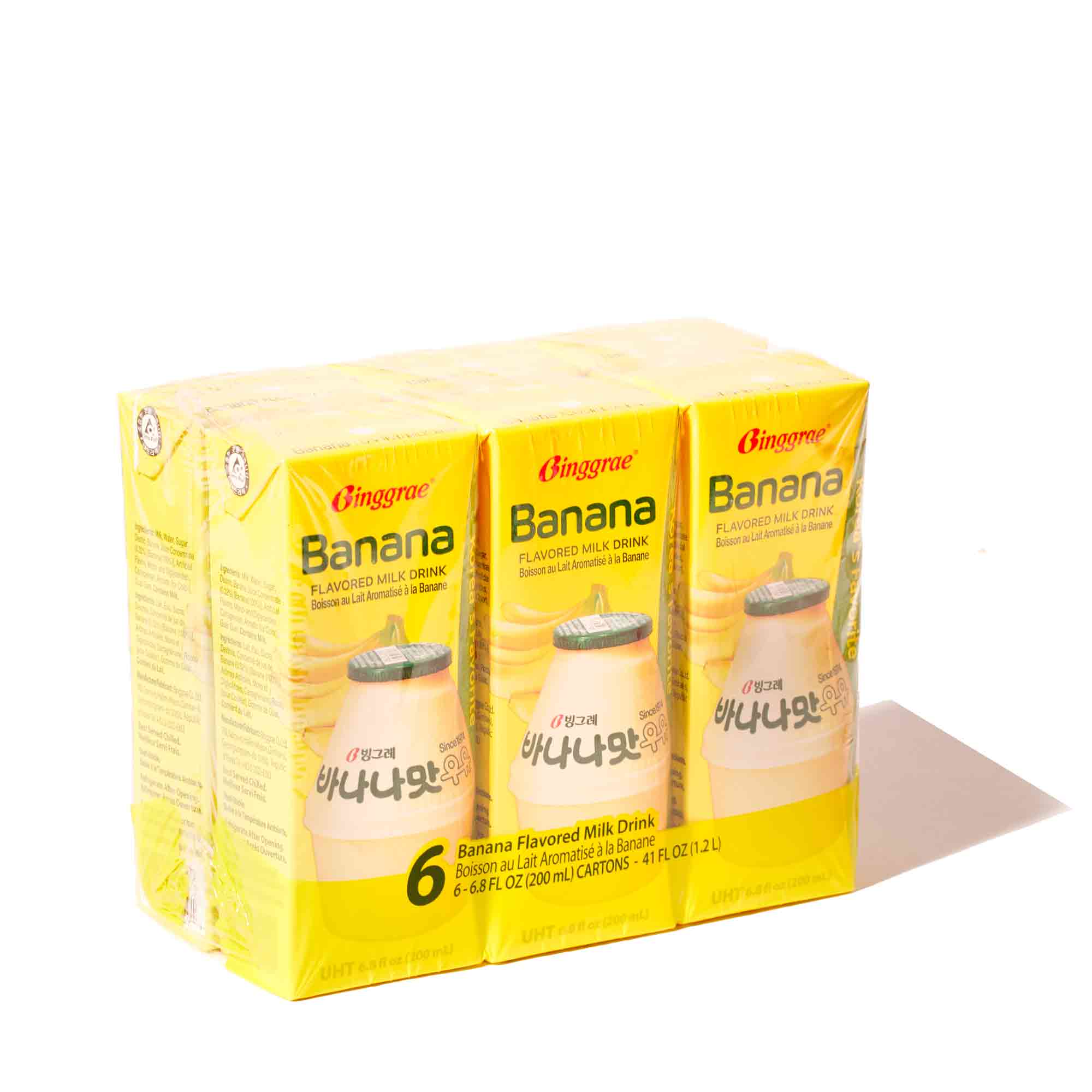 Binggrae Banane aromatisierte Milch (6-er Packung)