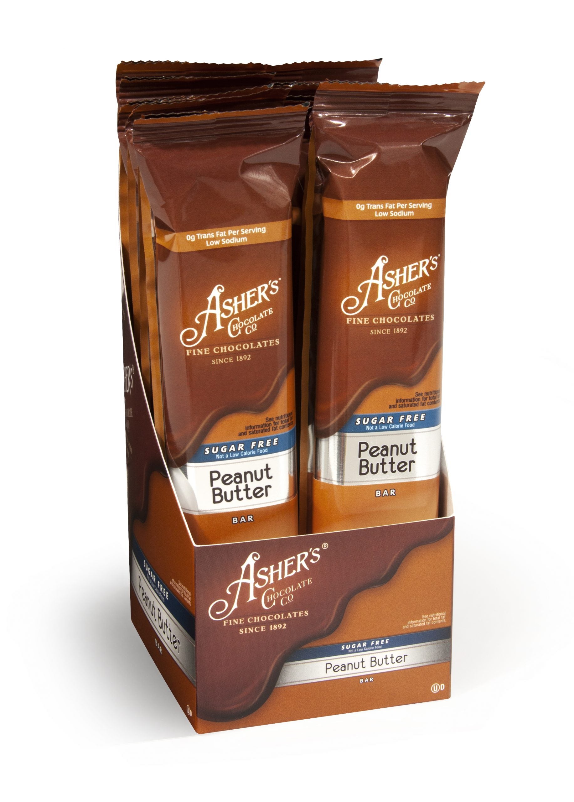 Asher's zuckerfreie Erdnussbutterriegel