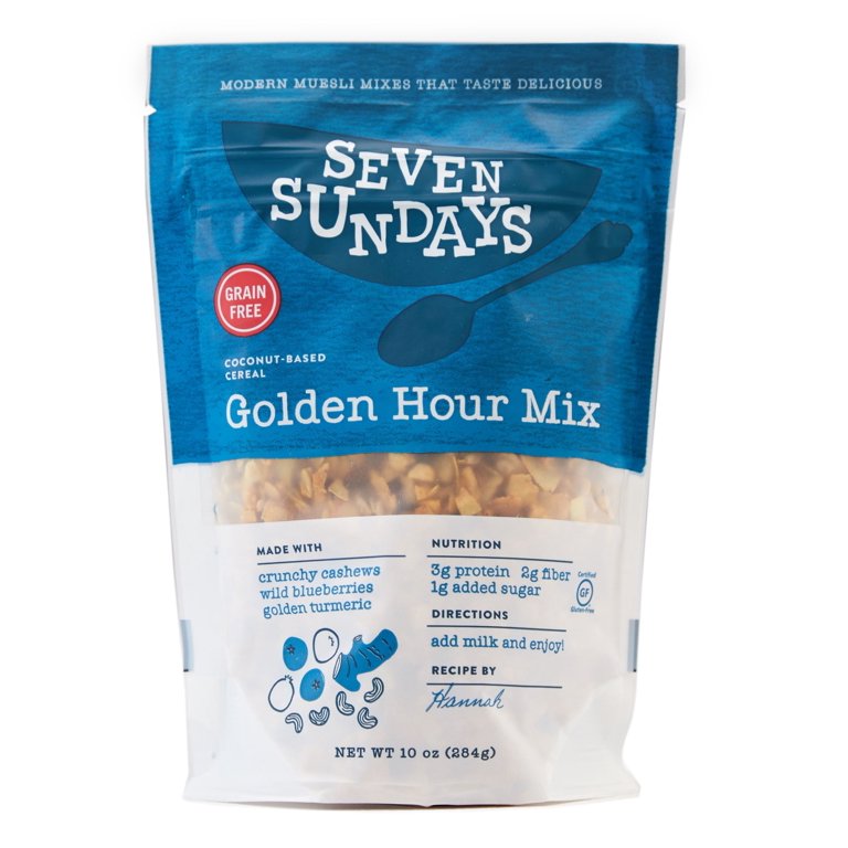 Seven Sundays Müsli Glutenfrei Golden Hour Mischung, 10 oz – Packung mit 6 Stück