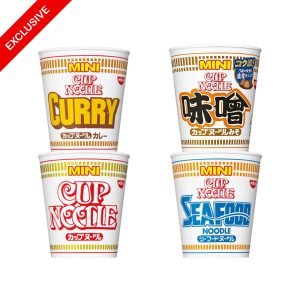 Nissin Cup Nudel-Testpackung (4 Tassen)