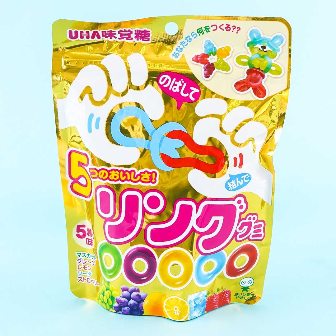 UHA Mikakuto Ring Gummy Süßigkeiten – Verschiedene Geschmacksrichtungen