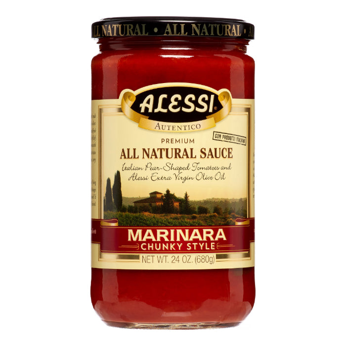 Alessi Grob Marinara Sauce, 24 Oz – Packung mit 6 Stück