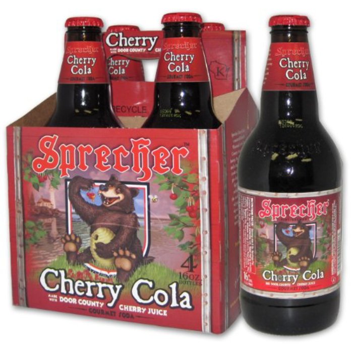 Sprecher Soda Kirsche 4Pk 64 Fo – (6er Packung)