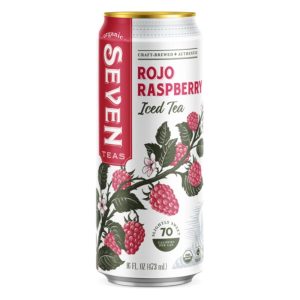 Seven Teas Bio-Rojo Himbeereistee 16 Fo – Packung mit 12 Stück