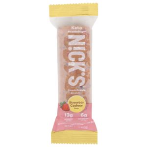 NICKS – SMAK BAR STRAWBAR Cashew 2,2 Unzen – (Packung mit 8 Stück) – 8PK