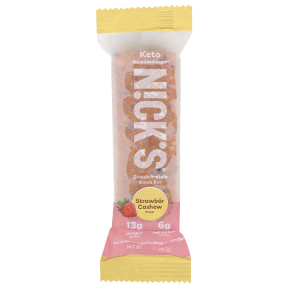 NICKS – SMAK BAR STRAWBAR Cashew 8PK 2.2 OZ – (Packung mit 8)