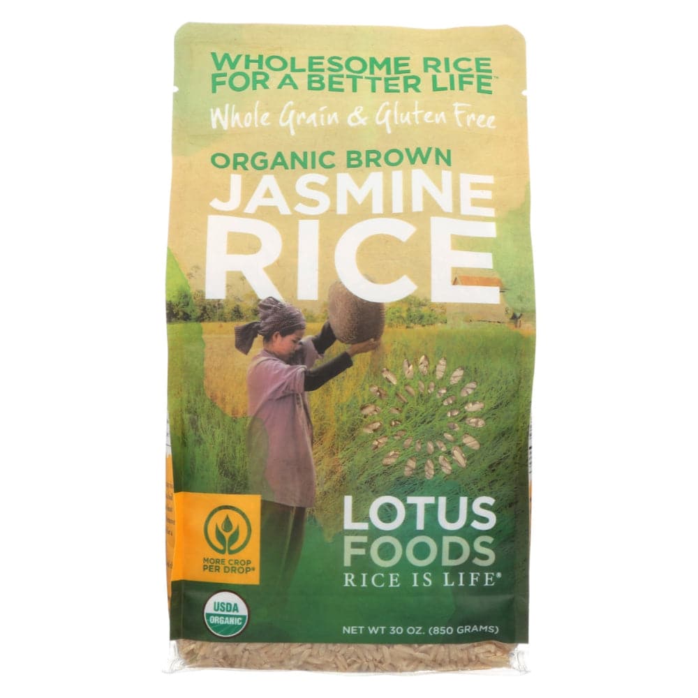 Lotus Foods – Bio-Braun Jasmin Reis, 30 Oz