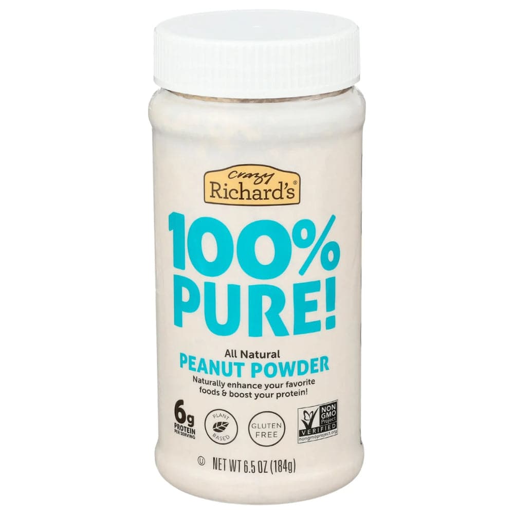 Crazy Richards – Proteinreiches Erdnussbutterpulver, 6,5 Oz