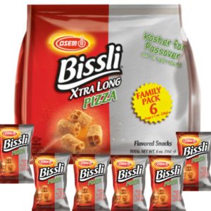 Osem Passover Bissli Pizza aromatisierte Snacks, Familienpackung, (gebrokts) 6 Zähler