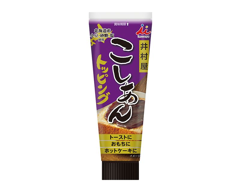 Imuraya, “Koshian Topping”, Süßer Azuki Bohnenmarmelade, glatter Aufstrich, 130g