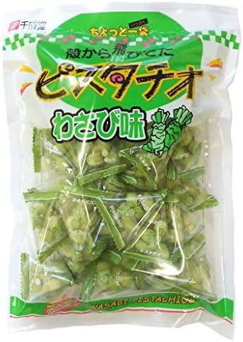 SENSEIDO Grüner Snack Pistazien Wasabi Geschmack – Tokyo Snack Land – 215g