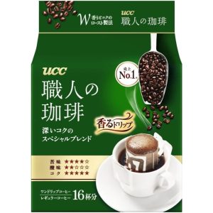 UCC Craftsman's Kaffee Drip Kaffee Rich & Deep Special Blend (16 Portionen × 1 Packungen) JAPAN – Tokyo Sakura Mall