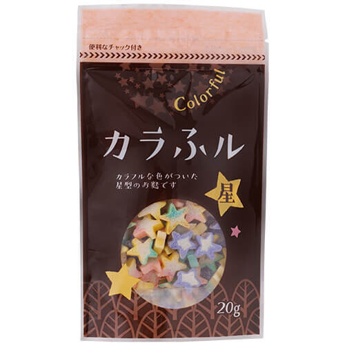 Hitachiya, Bunt, Sternförmig, Fu, Gegrilltes Weizengluten, 20g