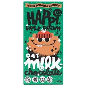 Happi – Christmas Hafer M!lk Schokolade, Waben & Ingwer, 2,82 Unzen