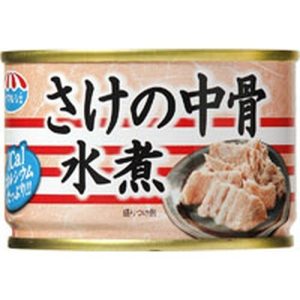 Kyokuyo, Nakabone Mizuni, gekochter Lachs mit Knochen, nicht gewürzt, Dosen, – 140g