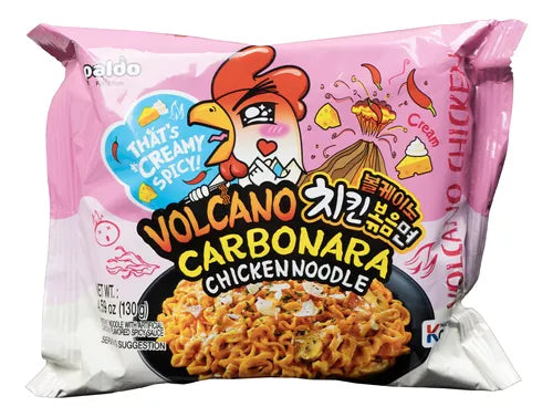 Paldo Volcano Carbonara Hähnchen Nudeln
