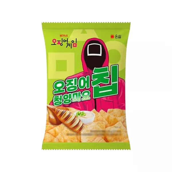 Tintenfisch Spiele scharf Mayo Chips