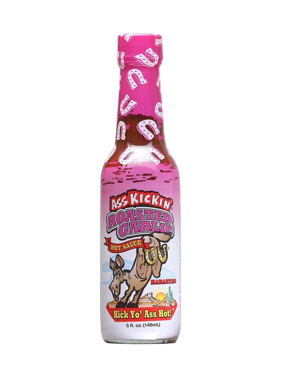 Chilisauce Ass Kickin Gerösteter Knoblauch Habanero 5 oz Arizona Hitze 6