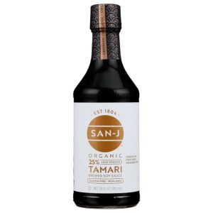 San J – Tamari Lite Bio-Natriumgehalt 20 oz – (Packung mit 6)