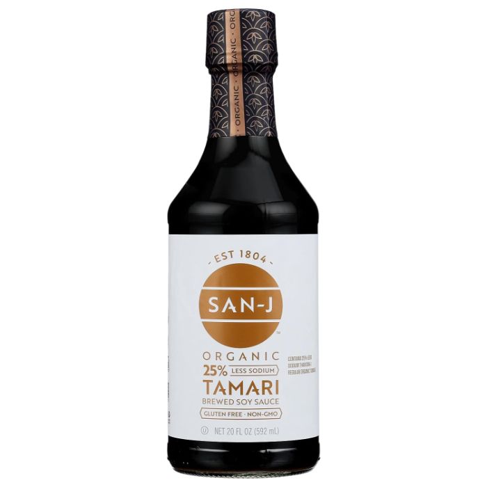 San J – Tamari Lite Bio Low Sodium 20 Oz – (6er Packung)