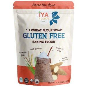 IYA FOODS LLC – BAKING MIX glutenfrei 1 lb – Packung mit 6 Stück