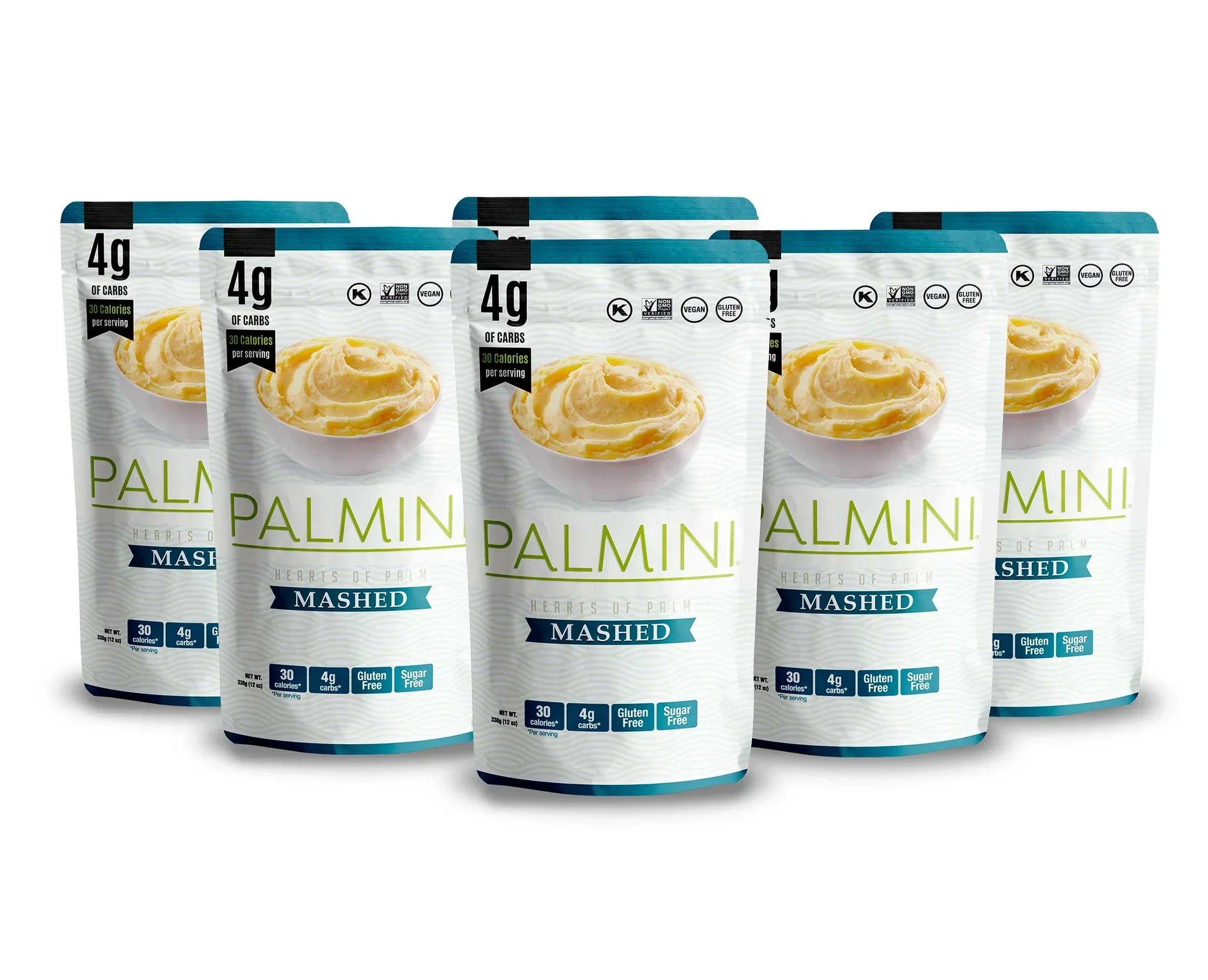 Palmini Butter Kräuter Mashed Pouch 8 OZ – Packung mit 6