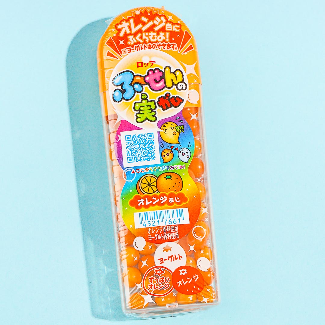 Lotte Fusen No Mi Orange Bubble Gum