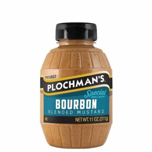 Plochmans Senf Bourbon 11 Unzen – Packung mit 6 Stück
