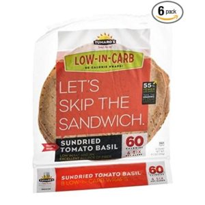 Tumaros Wrap low carb tmo Basilikum 8 pc – Packung mit 6