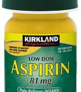 Kirkland Signature Aspirin niedrige Dosis 81 mg, 365 Tabletten