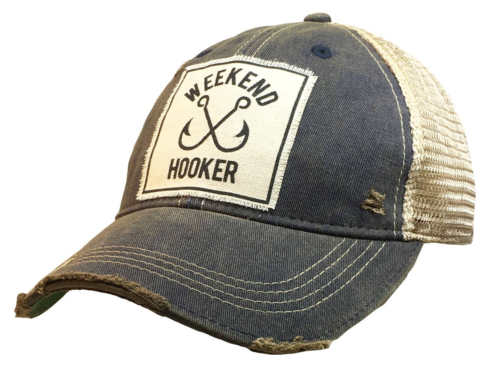 Vintage Life Weekend Nutte verzweifelte Trucker Kappe