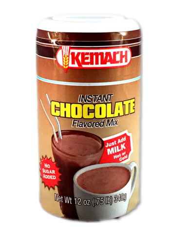 Kemach Instant Schokoladenmischung, ohne Zuckerzusatz, 12 oz