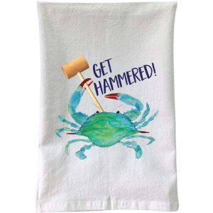 Clawdia Krabbe – Get gehämmert Mehl Sack Handtuch – B McVan Designs