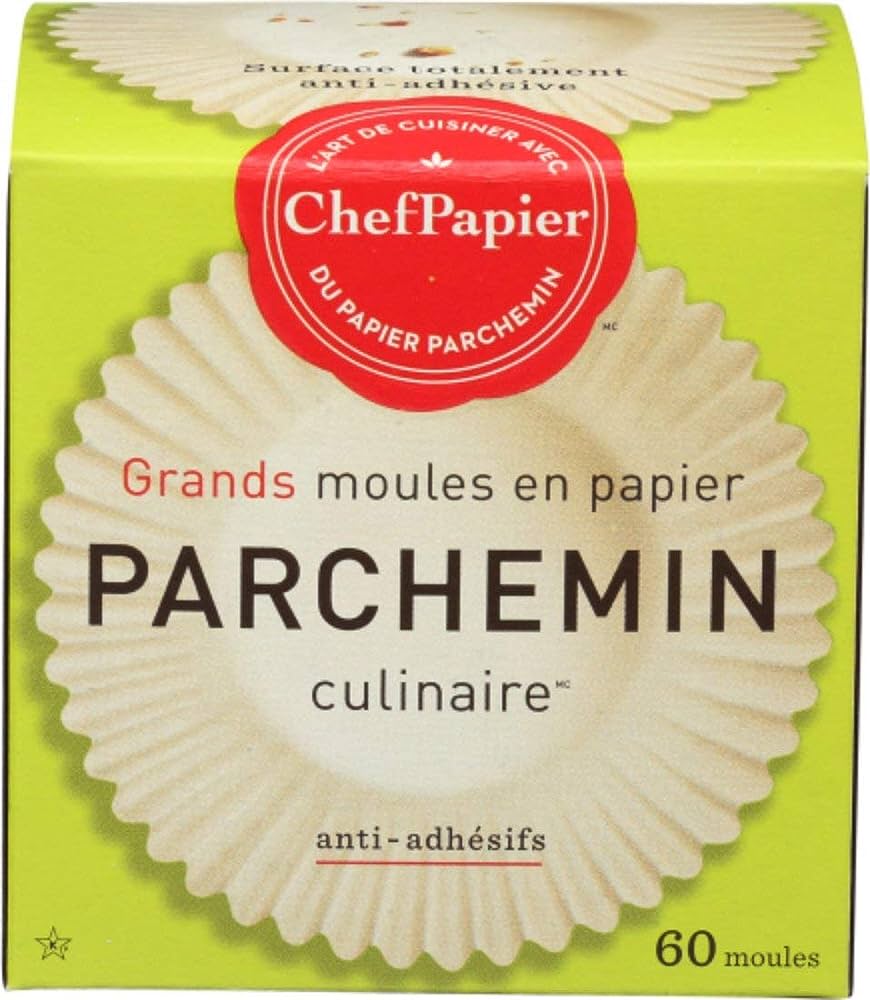 Paper Chef Pergament Cup groß 60 PC – Packung mit 12 Stück
