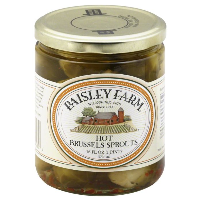 Paisley Farm – Heiße Brüsseler Sprossen, 16 Oz – 12er Packung