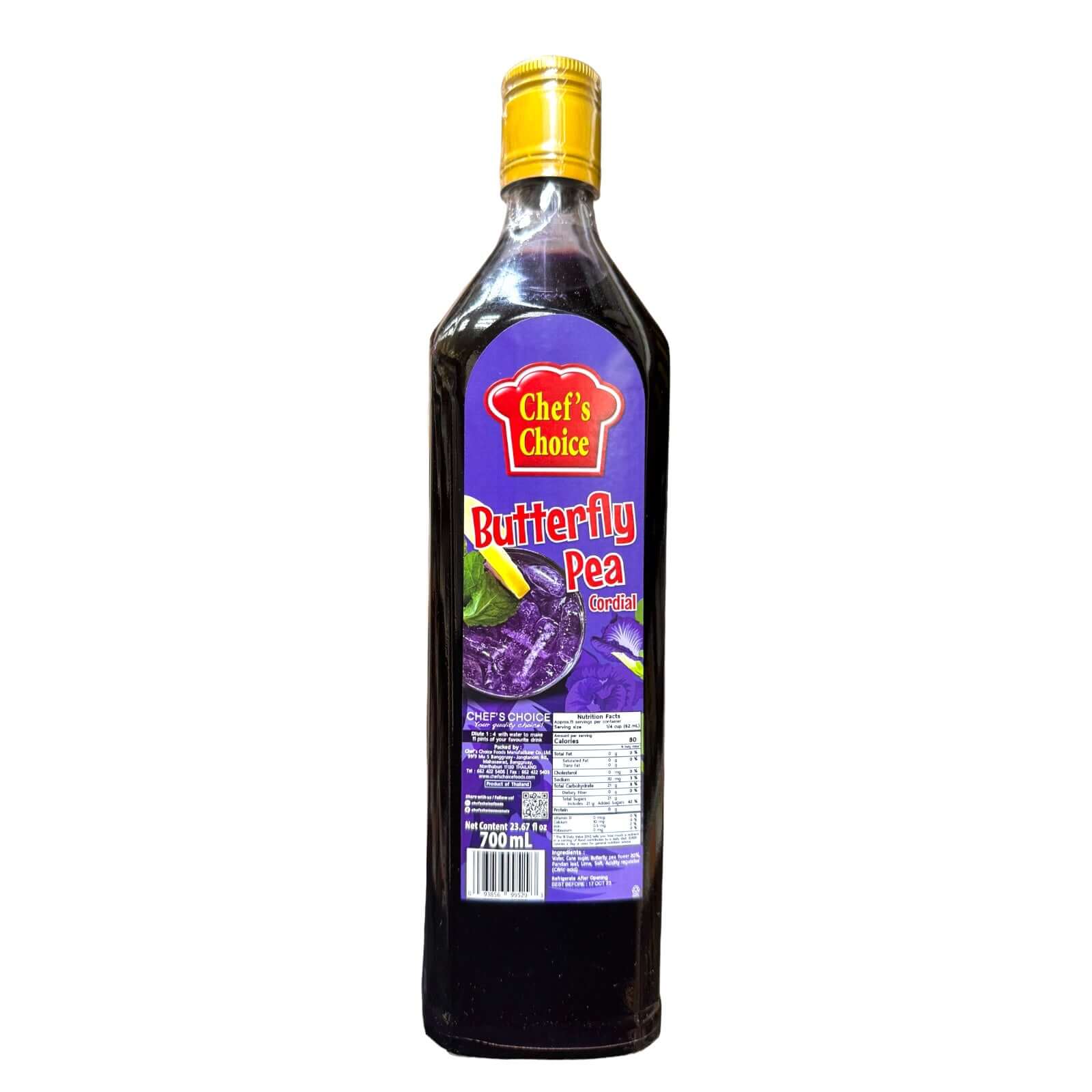 Butterfly Pea Cordial von Chef's Choice
