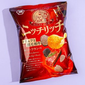 Koikeya Niche Rich Kartoffelchips – Trüffel & japanisches schwarzes Rindfleisch
