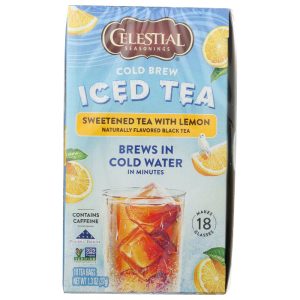 Celestial Seasonings kalter braute Tee süße Zitrone, 18 Beutel Packung mit 6