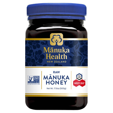 Manuka Health Raw Manuka Honig, UMF 10+, MGO 263+, 17,6 oz, Neuseeland
