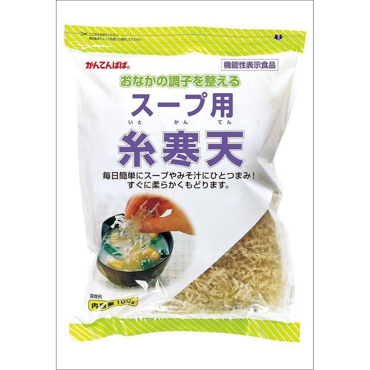 Kantenpapa Ito Kanten Agar Agar Strings für Suppe 100g