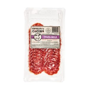 Charlito’s Cocina Trufa Seca – Dry Cured schwarze Trüffelsalami (vorbestellt) – 15 x – 3oz