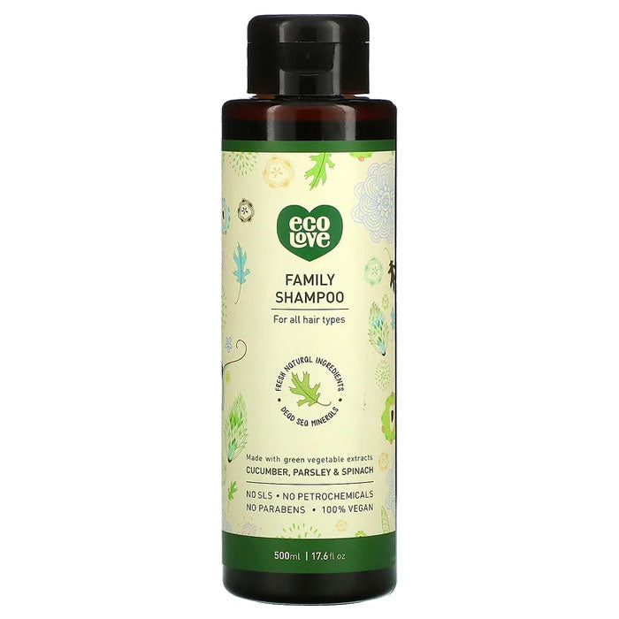 EcoLove – Grünes Gemüse Familienshampoo, 17,6 fl oz